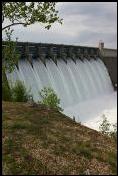 Table Rock Dam with 10 flood gates open
April 26, 2011
Releasing 68,000 cfs (Gates open Approx. 4 feet)