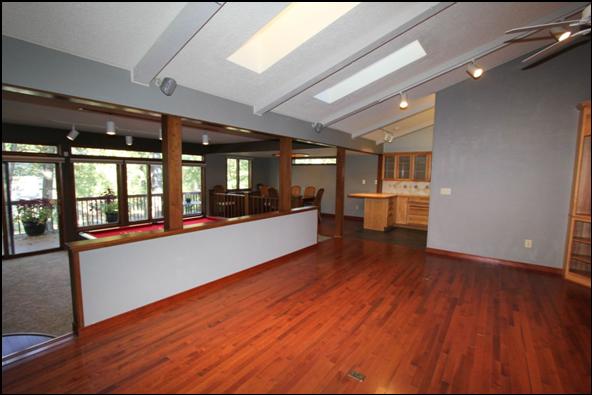 Large Formal 2 level Living  Area with fireplace