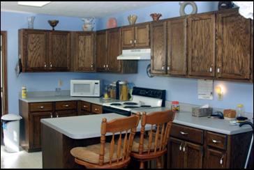 Upper level kitchen